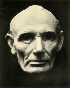 アブラハムリンカーンのライフマスク、1860年、1930年。 作： Unbekannt