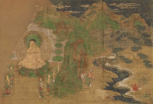 仏陀の生涯：悪魔の征服、15世紀初頭。 作： Unbekannt