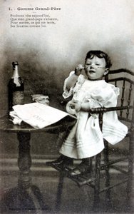 祖父のように、フランスのポストカード、c1900 作： Unbekannt