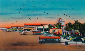 リンドバーグフィールドと管理棟。カリフォルニア州サンディエゴ、c1941 作： Unbekannt