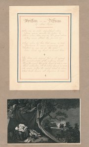 マルタ、c1812のアルバムに書かれた行。 作： Unbekannt