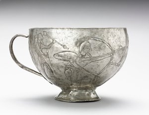 ライオンハンティングカップ、紀元前1100〜1000年。 作： Unbekannt
