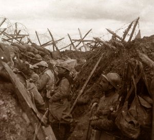 リスニングポスト、最前線、c1914-c1918 作： Unbekannt