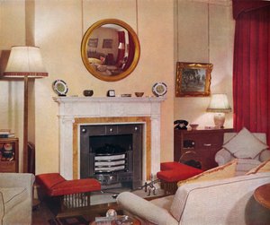 セントジェームスストリート、SW1、c1939のアパートのリビングルーム 作： Unbekannt