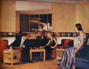Paul MacAlisterによって設計されたリビングルーム、1938 作： Unbekannt