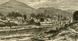 スランゴスレン橋、1898年。 作： Unbekannt