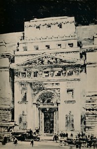 ロイズの新しい建物：リーデンホール通りの入り口、1928 作： Unbekannt