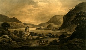ルーブニッヒ湖、ウエストエンド、1802年。 作： Unbekannt