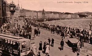湖の遊歩道、ダグラス、マン島、c1920 作： Unbekannt