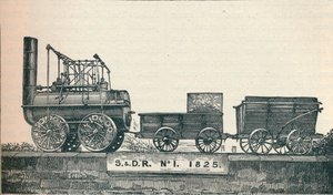 1825 1906年にストックトン＆ダーリントン鉄道のために建設されたロコモーションNo 1 作： Unbekannt