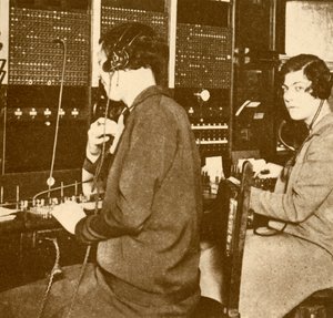 ロンドン-ニューヨーク電話サービス、c1930。 作： Unbekannt