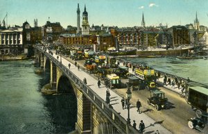 ロンドン橋、c1910。 作： Unbekannt