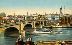 ロンドン橋、c1910。 作： Unbekannt