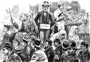 ロンドンドッカーズストライキ、1889年9月 作： Unbekannt