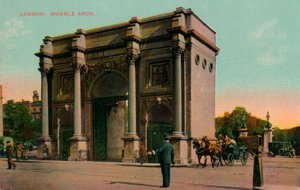 ロンドン、マーブルアーチ、c1906 作： Unbekannt