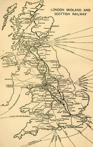 ロンドンミッドランドアンドスコットランド鉄道、1930年。