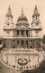 ロンドン、セントポール大聖堂、1924年、c1900-1930 作： Unbekannt