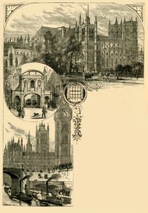 ロンドン。ウェストミンスターと西郊外、1881。 作： Unbekannt
