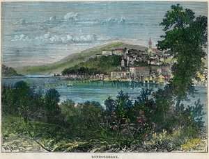 ロンドンデリー、アルスター、アイルランド、c1880 作： Unbekannt