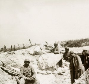 ルックアウトポスト、フランス北部、マシゲ、c1914-c1918。 作： Unbekannt