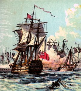 ハウズ卿の勝利、1794年c1850s 作： Unbekannt