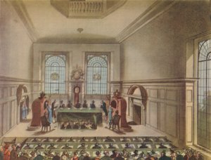 クーパーズホールでの抽選、1809年、1948年。 作： Unbekannt