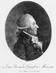 ルイ・ベルナール・ギュイトン・モルボー、フランスの化学者・弁護士、1800年頃