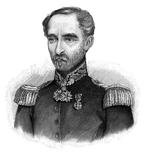 LouisEugèneCavaignac 1802-1857、フランスの将軍、1900 作： Unbekannt