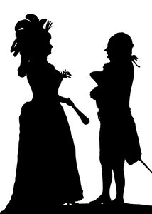Louise ContatとJoseph Dazincourt、フランスの俳優、1784 1912 作： Unbekannt