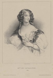ルイーズドゥラボームルブラン、ラヴァリエール公爵夫人1644〜1710年、1820年。 作： Unbekannt