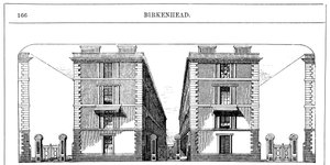 Birkenhead Dock Co、c1844、c1860によって建てられた低賃金労働者住宅 作： Unbekannt