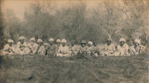 Lt. Smith＆Beaters-ブダプールタイガーハント、1922年 作： Unbekannt