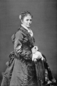 19世紀後半、1908年のアメリカ大統領ジェームズAガーフィールドの妻、ルクレティアガーフィールド 作： Unbekannt