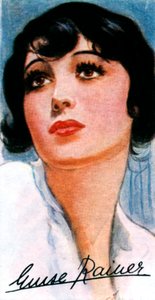 ルイーズライナー、1910年、アカデミー賞を2回受賞した映画女優、20世紀 作： Unbekannt