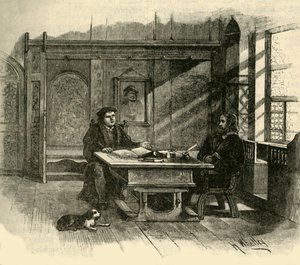 Luther and Melanchthon、c1500-1520、1890。 作： Unbekannt