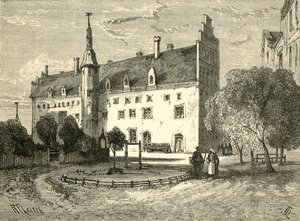 ルーサーの家、ヴィッテンベルク、1890年。 作： Unbekannt