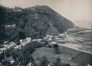 リンマス-丘、上にリントンを表示、1895 作： Unbekannt