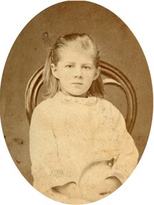 リュボフ・ドストエフスカヤ、作家フョードル・ドストエフスキーの娘、1870年代 作： Unbekannt