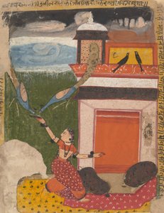 Madhumadhavai Ragini ...ミュージカルモードの分散ラガマラシリーズガーランド、c1640-50から。 作： Unbekannt