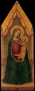 Madonna and Child Enthroned, ca. 1335-39。 作： Unbekannt