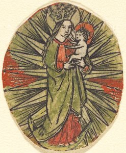 マドンナと子供、c。 14501470。 作： Unbekannt