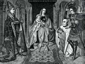 マドンナと子供、キヤノンジョリスファンデルパエレ、1436年、1870年 作： Unbekannt
