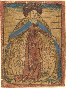 保護者としてのマドンナ、c。 14701480。 作： Unbekannt