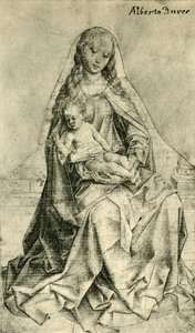 聖母とキリストの祝福、1440年-1450年、1943年。 作： Unbekannt