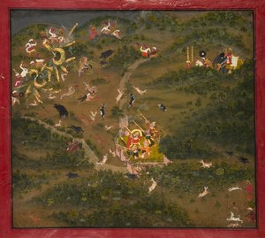 マハラジャジャガットシンハンティング、1734-1751年。 作： Unbekannt