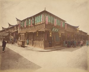 ティー ハウス、1870 年代。 作： Unbekannt