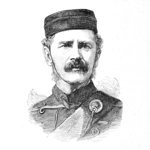 少将E.ニューディゲート、CB、c1880 作： Unbekannt