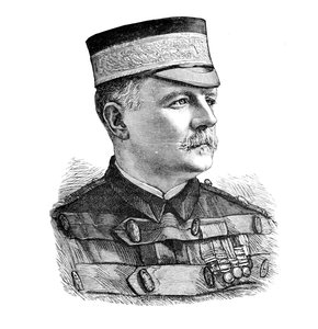 ハーバート・マクファーソン少将、インディアン派遣団の指揮官、c1882。 作： Unbekannt