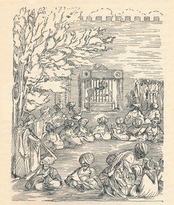 1826年、1912年、ボルヌのシェイクによって受け入れられたデンハン少佐とその党