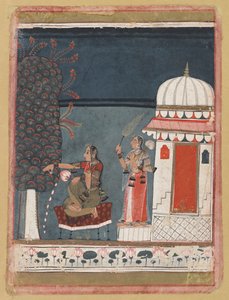 RagmalaシリーズのMalashri Ragini、1640年。 作： Unbekannt